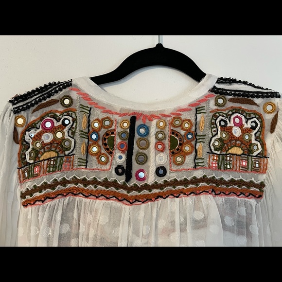 ZARA Basics Boho Top - Picture 7 of 8